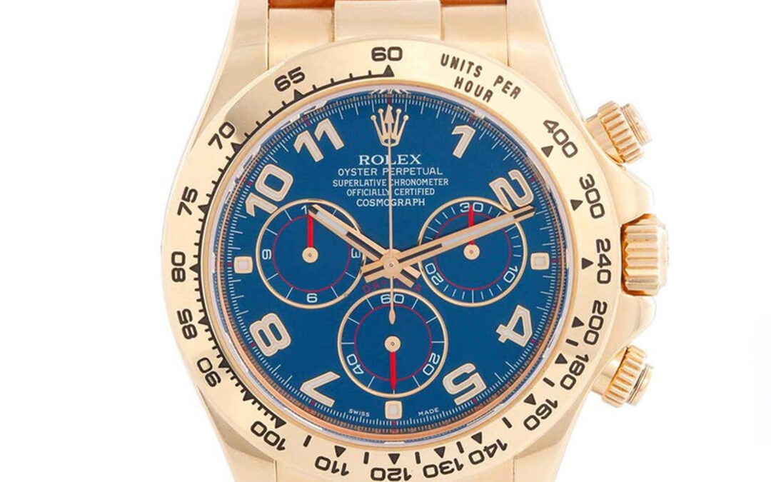 Replica Rolex Cosmograph Daytona Blue Dial Men’s Watch 116518 40MM