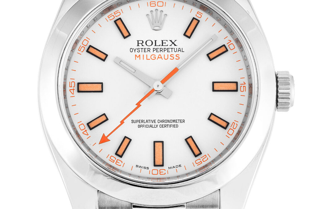 High-Quality Replica Rolex Milgauss 116400 – White Baton Dial